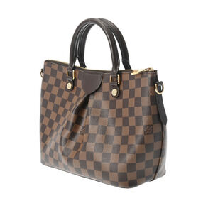 Louis Vuitton Damier Sienna Shoulder Bag Ebene Brown